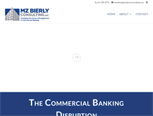 Tablet Screenshot of mzbierlyconsulting.com